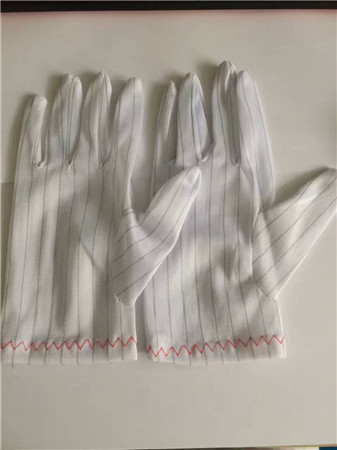 条纹防静电手套