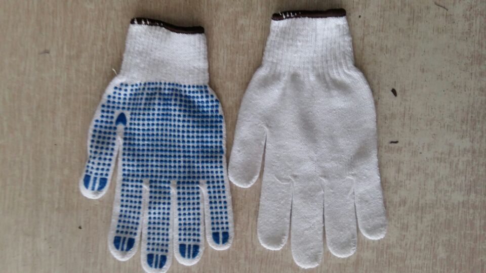 棉线点胶手套
