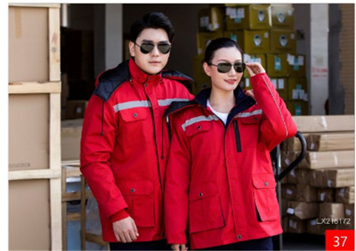 立体兜棉服红色6172