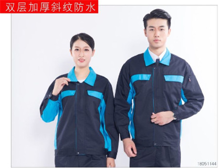 双层加厚斜纹防水蓝黑1144